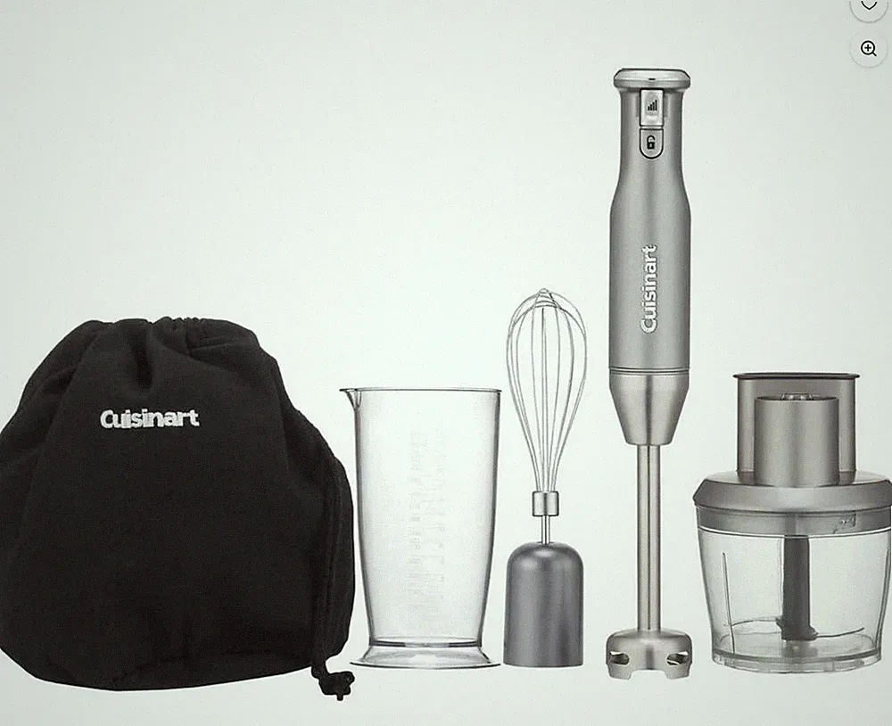 Cuisinart Handheld Immersion Blender Set, Whisk, Food Processor