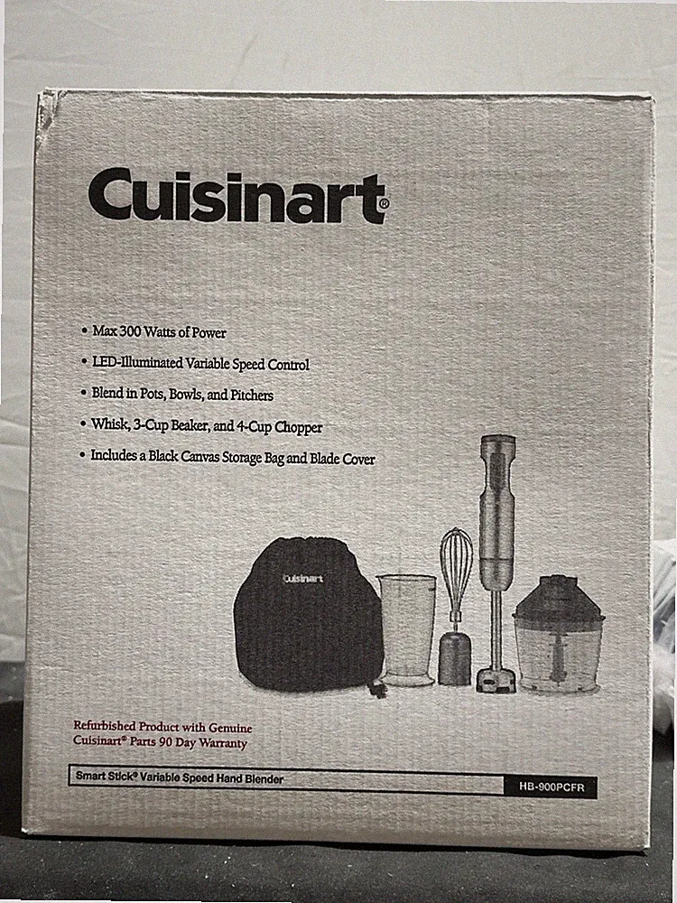 Cuisinart HB-400PCFR Immersion Blender & Food Processor