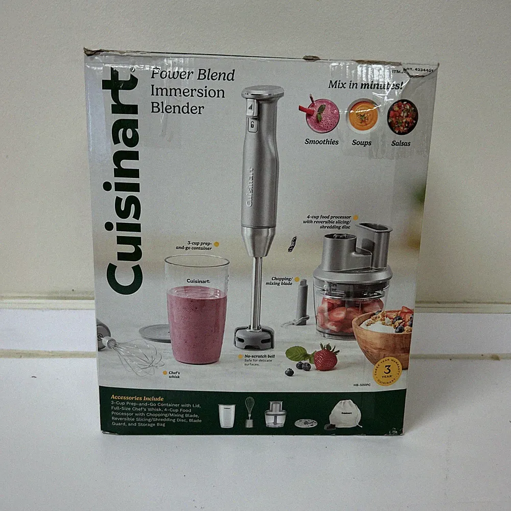Cuisinart HB-500PC Power Blend Immersion Blender - Open Box