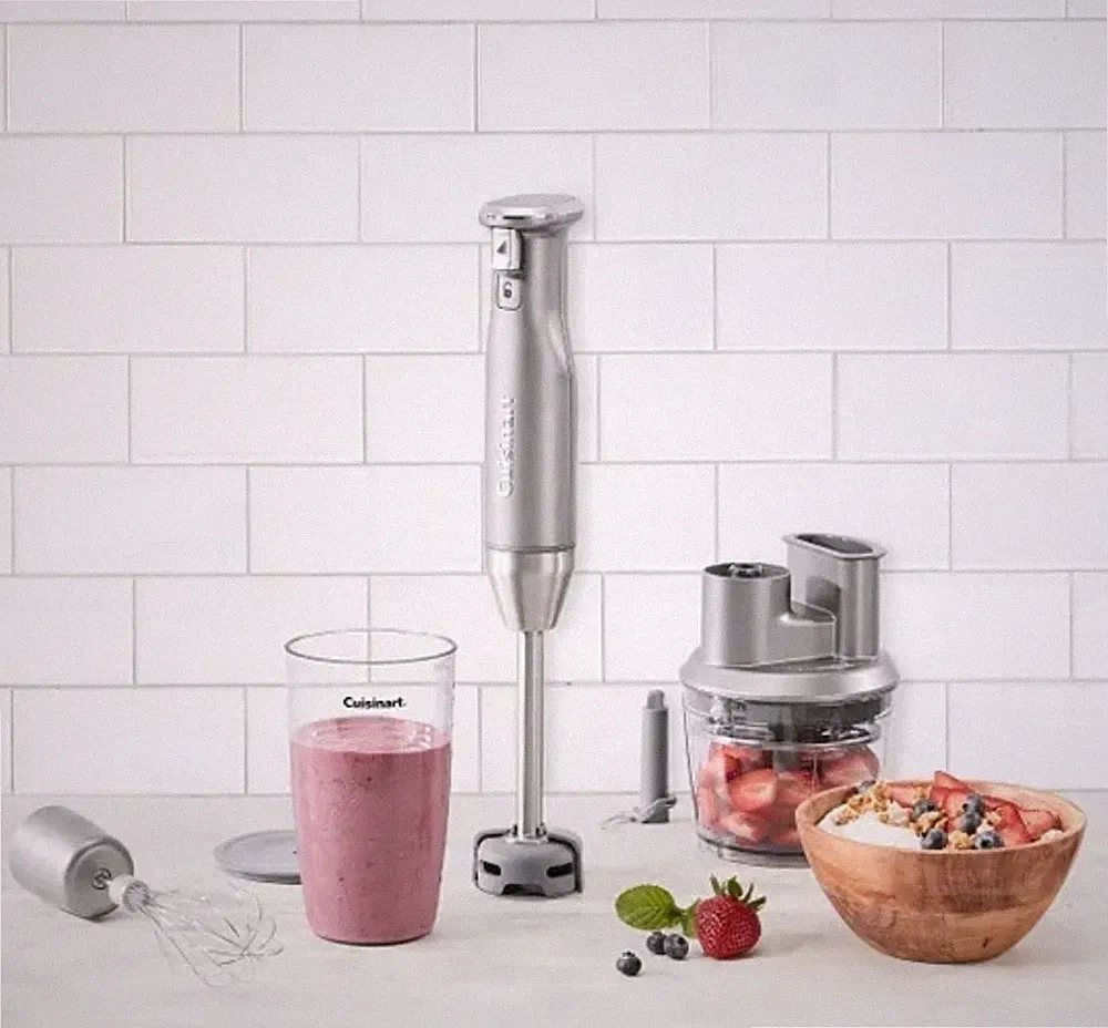 Cuisinart HB400PC Immersion Blender Food Processor Whisk Beaker 400W Open Box