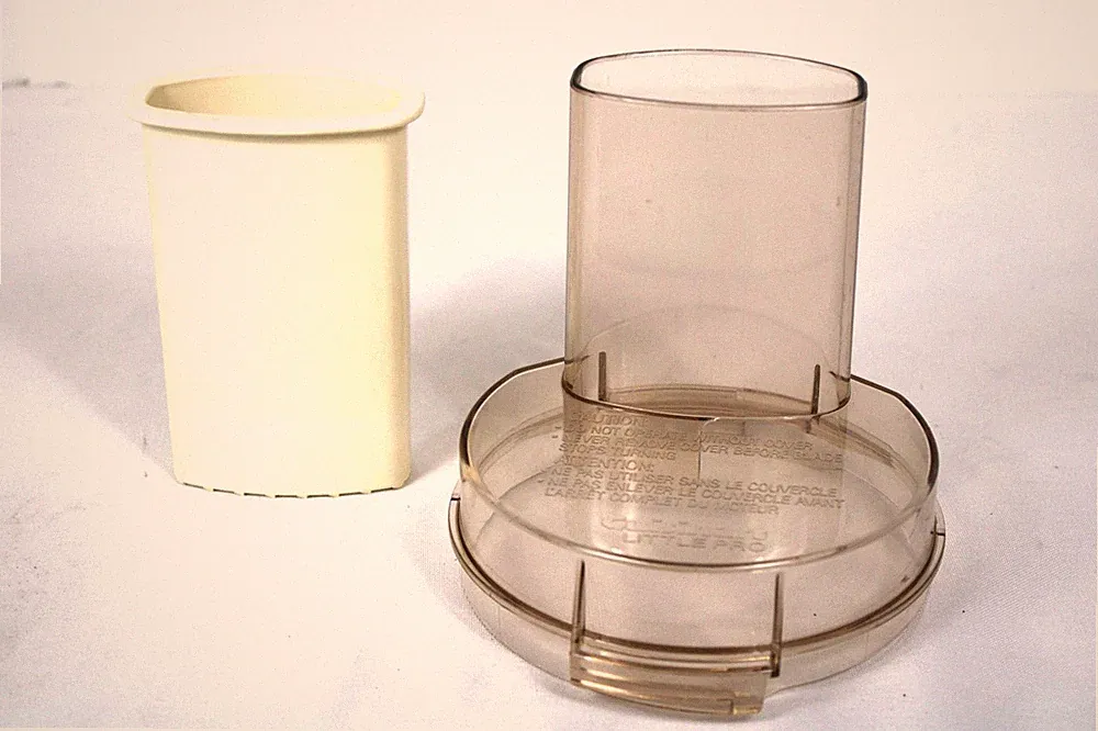 Cuisinart Little Pro Mini Food Processor Replacement Lid AMBER & Pusher Part