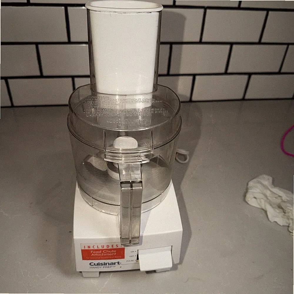 Cuisinart Little Pro Plus Food Processor Base Bowl Lid Blade - Works Great