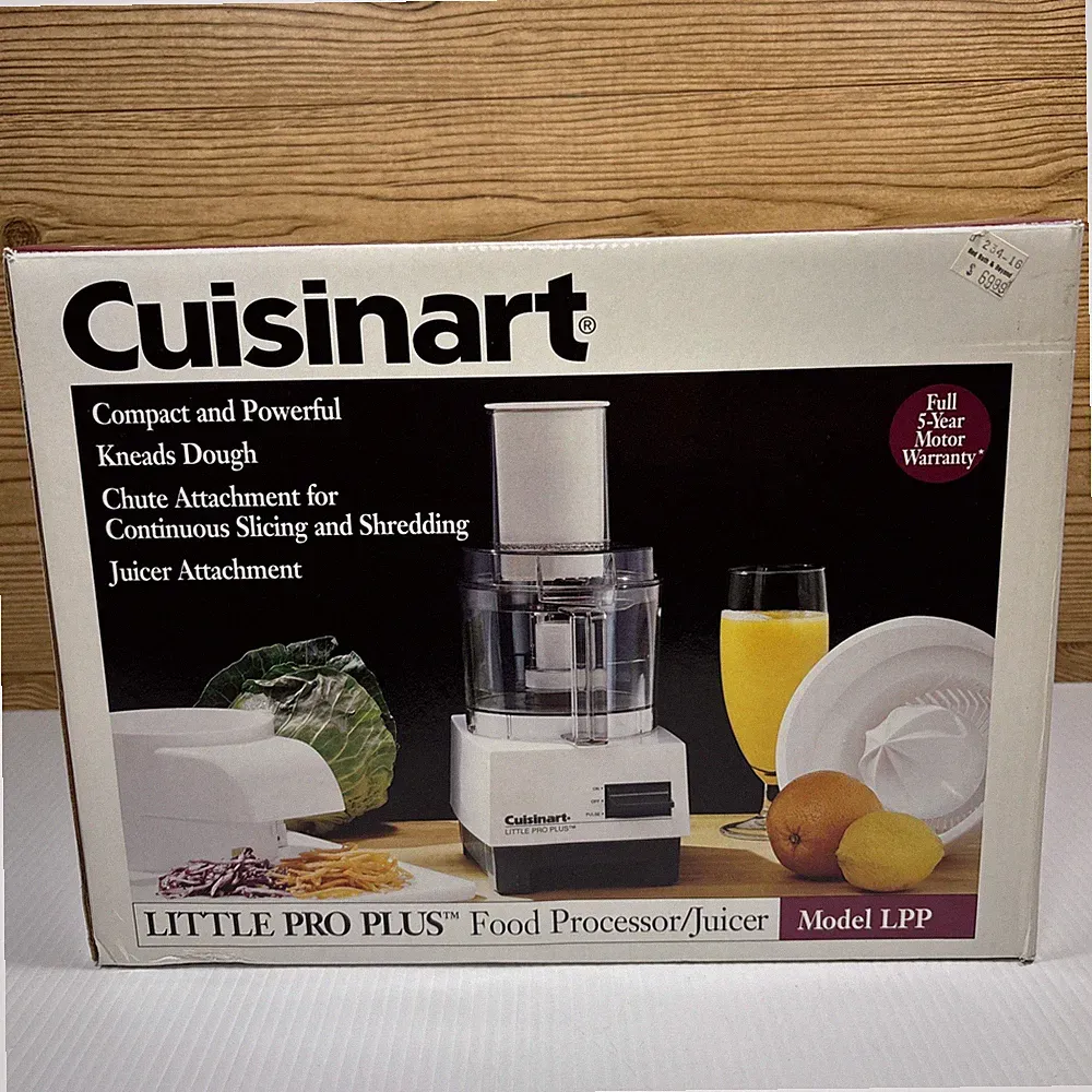 Cuisinart Little Pro Plus Food Processor Juicer Model LPP NEW In Box!