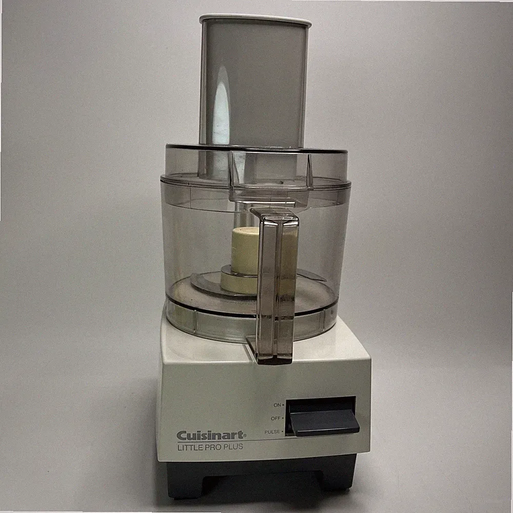 Cuisinart Little Pro Plus Mini Food Processor 3 Cup 110W White/Gray Pulse NICE!