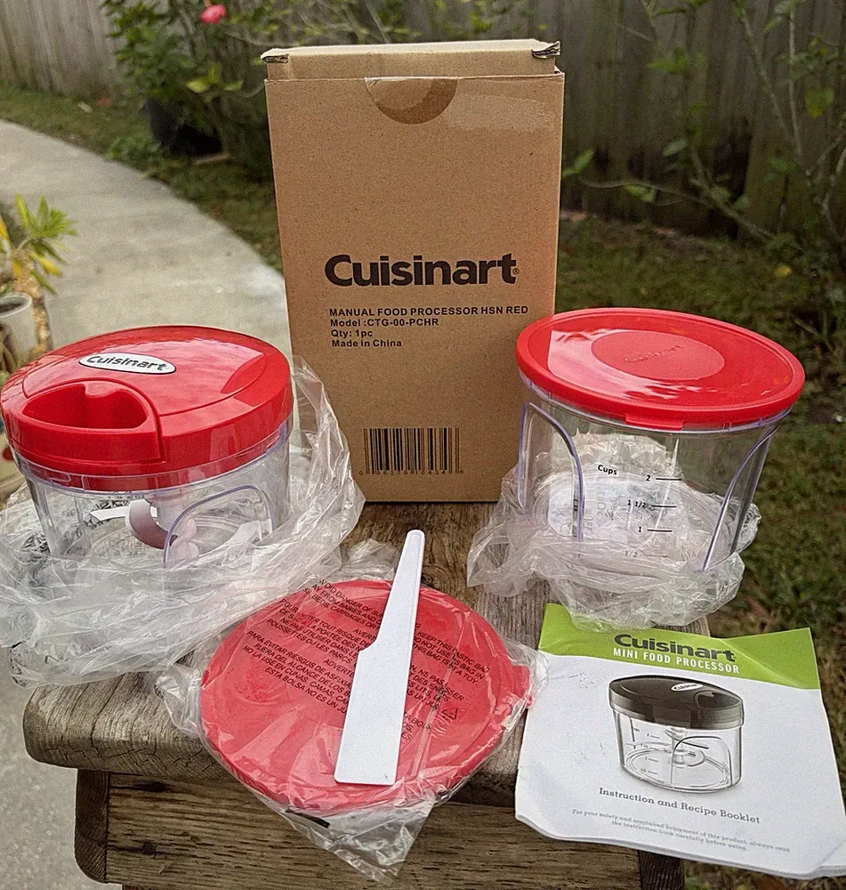 Cuisinart Manual Food Processor New Open Box (Does Not Use Electricity)