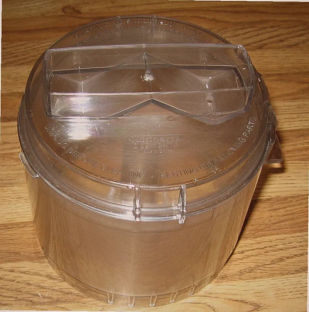 Cuisinart Mini Prep DLC-1TX Food Processor PART/REPLACEMENT BOWL & LID/Used