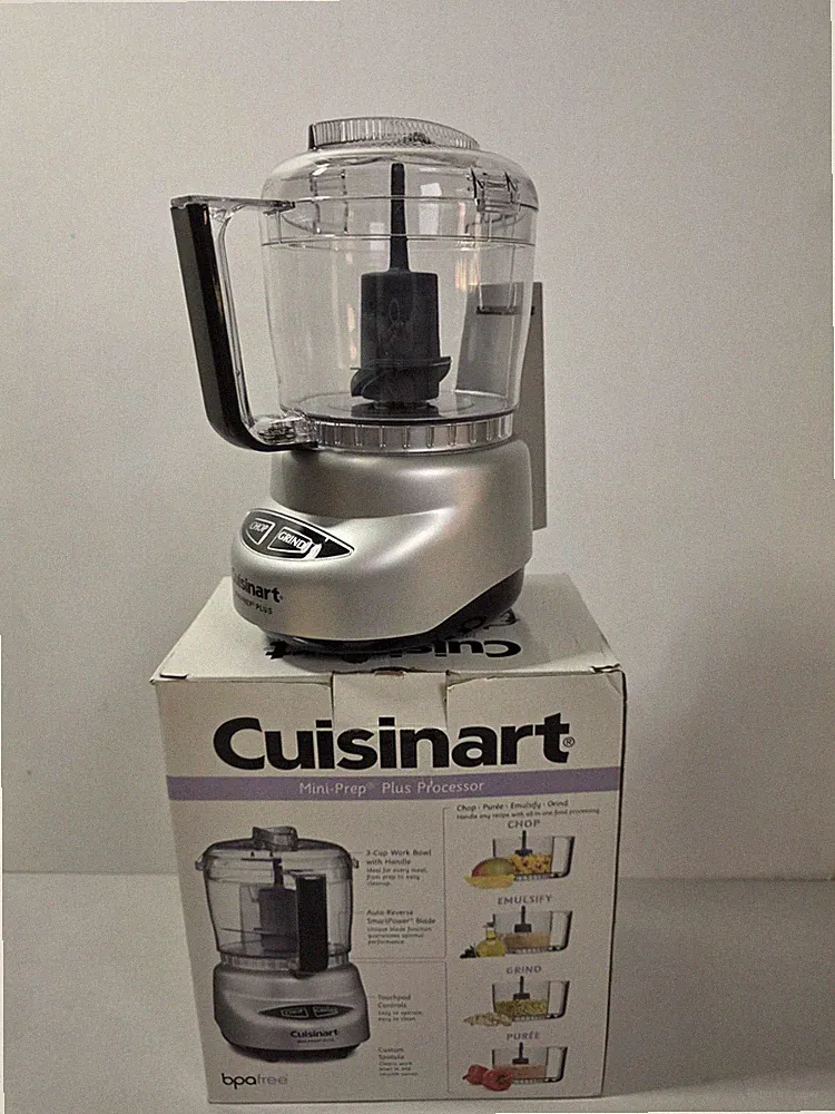 Cuisinart Mini-Prep Plus DLC-2ABC 3-Cup Food Processor Auto-Reverse With Box