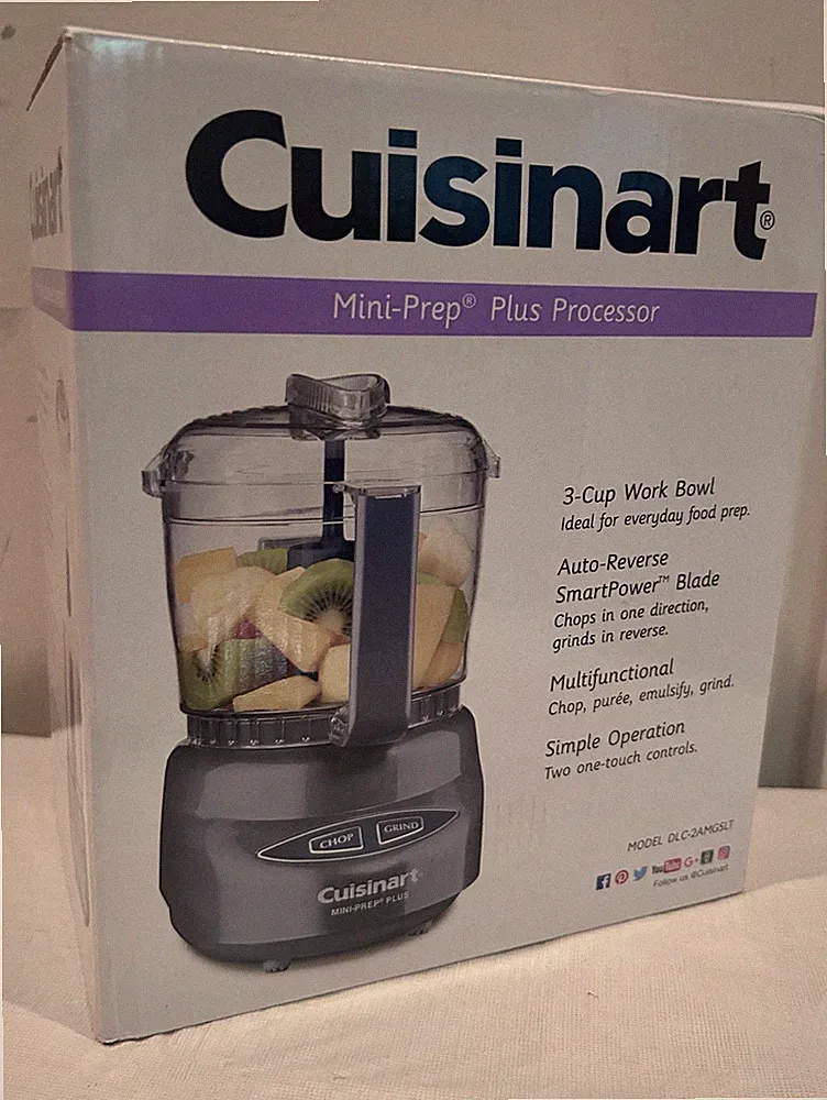 Cuisinart Mini-Prep Plus Food Processor 24-Ounce 3Cup, Dark Gray