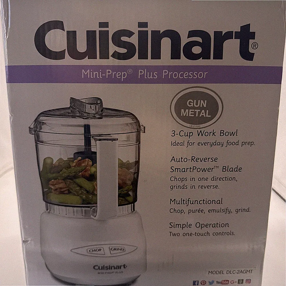 Cuisinart Mini-Prep Plus Food Processor, 24-Ounce Mini Food Processor Gun Metal