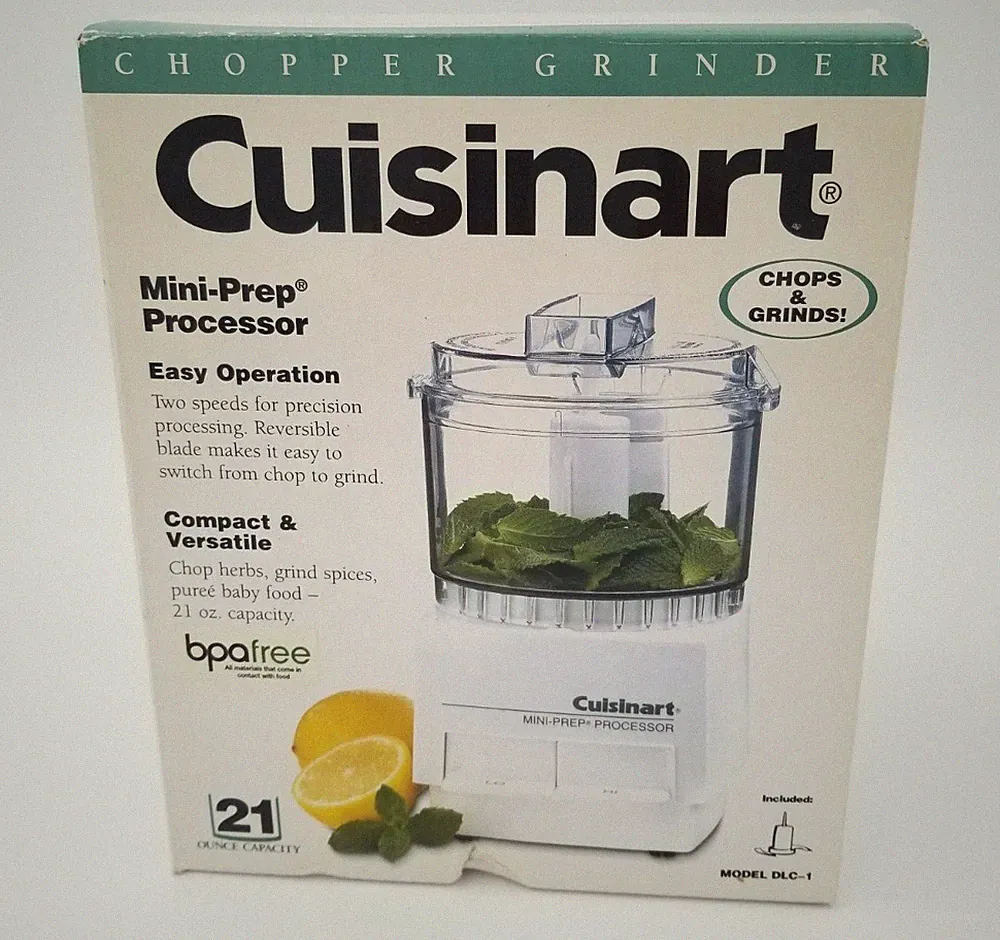 Cuisinart Mini-Prep Processor 21oz -1 Food Processor Model DLC-1