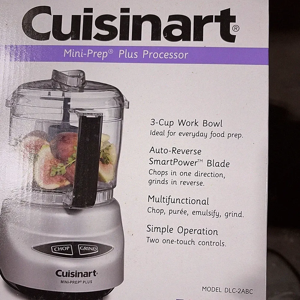 Cuisinart Mini-PrepPlusFoodProcessor 24oz BrushedChrome SilverDLC-2ABC SeePhotos