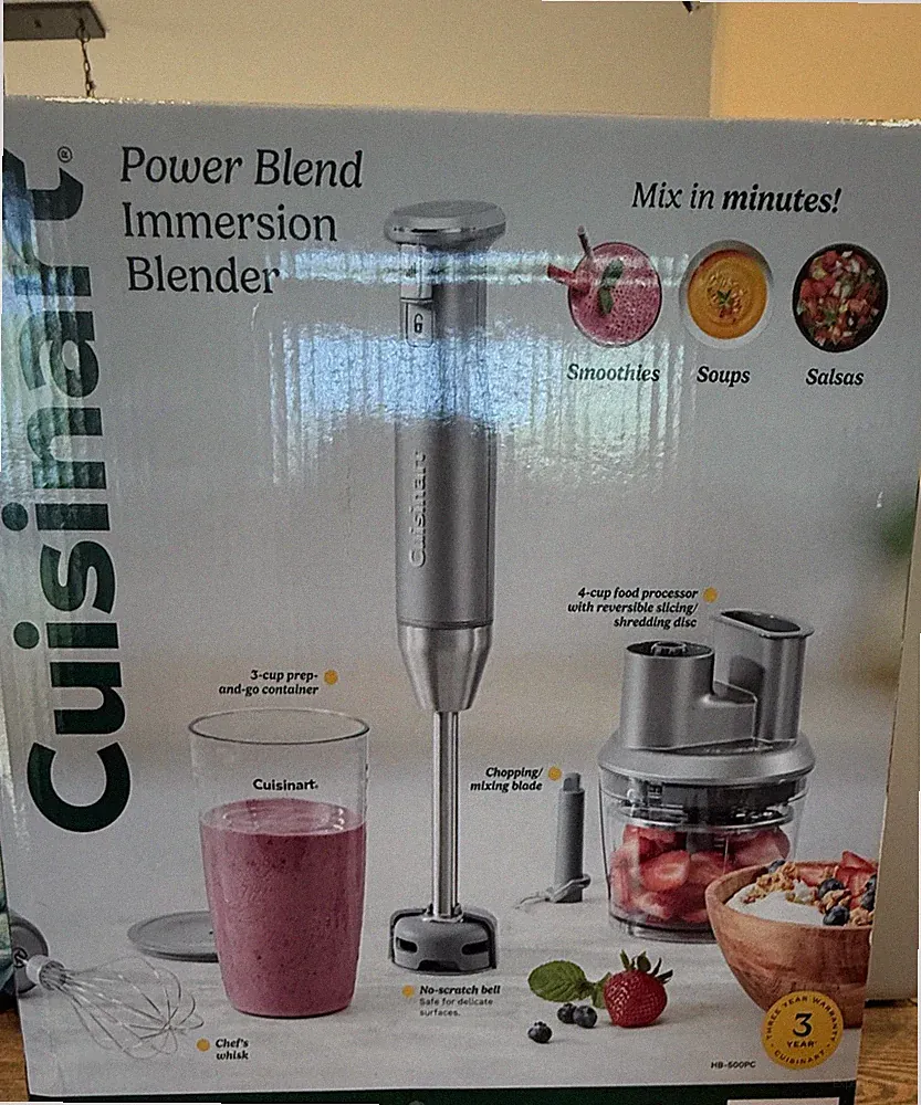 Cuisinart Power Blend Immersion Blender HB-600PC