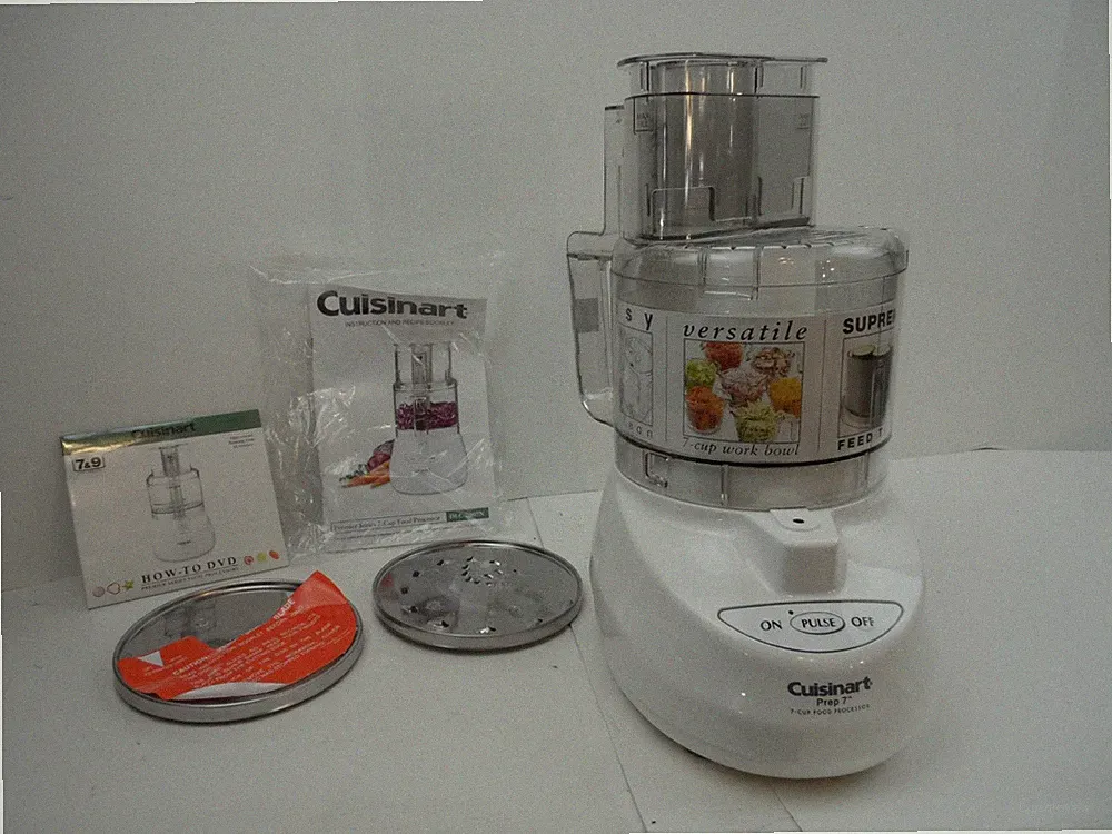 Cuisinart Premier Series 7-Cup Food Processor Hardware w/Manual/CD -No Box