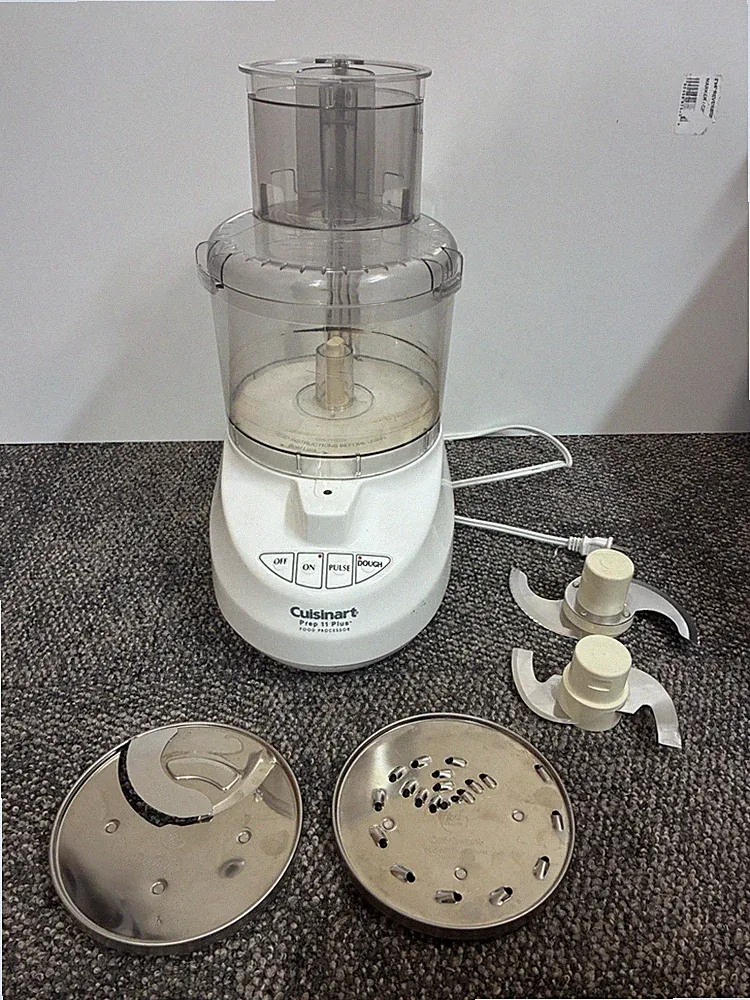 Cuisinart Prep 11 Plus DLC-2011N Food Processor With Extras Tested + Manual