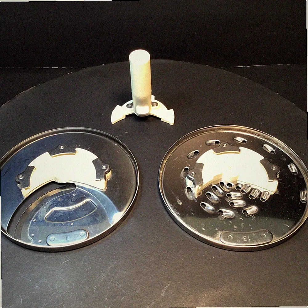 Cuisinart Prep Shred (DLC-837TX) & Slice (DLC-844TX) Discs + Stem for DLC-8 & 10