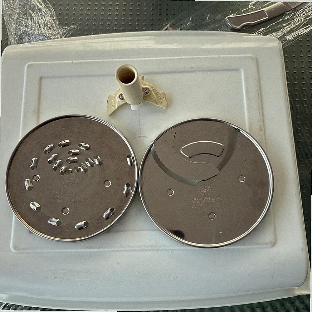 Cuisinart Prep Shred (DLC-837TX) & Slice (DLC-844TX) Discs + Stem for DLC-8 & 10