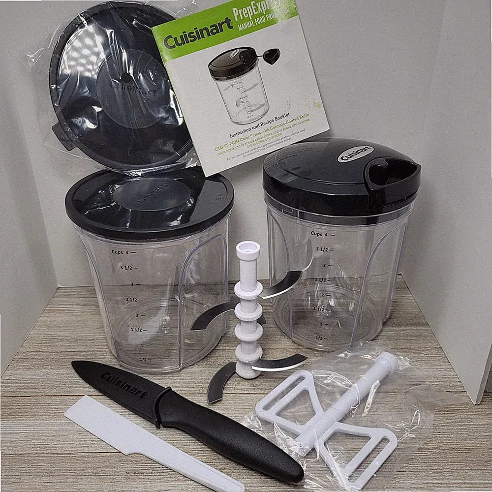 Cuisinart PrepExpress Manual Food Processor 4-Cup Capacity With Box