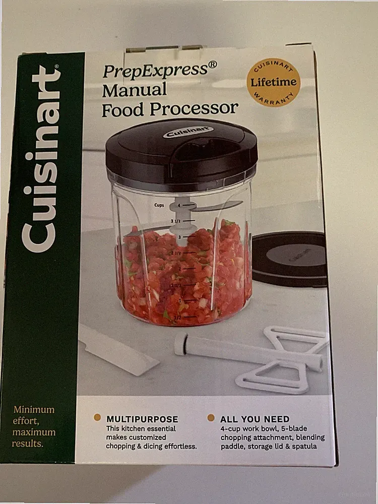 Cuisinart PrepExpress Manual Food Processor Brand New 2023