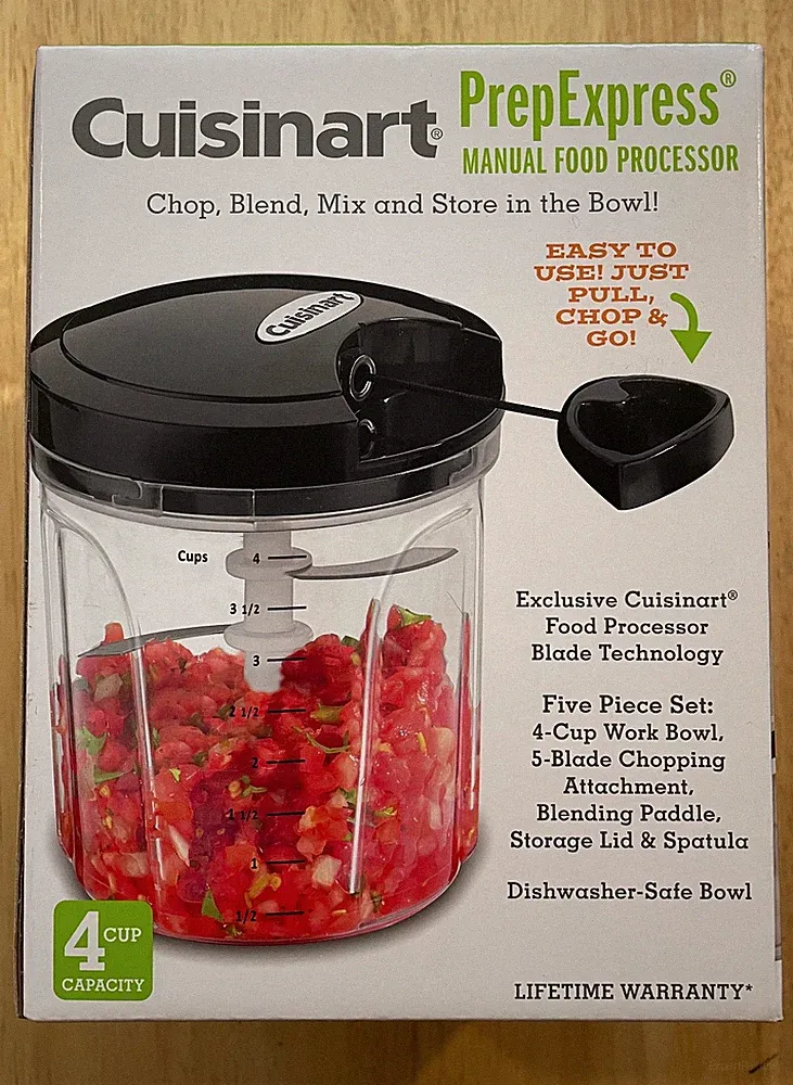 Cuisinart PrepExpress Manual Food Processor Brand New 2023