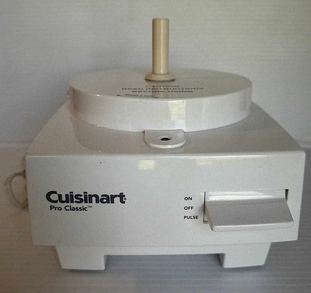 Cuisinart Pro Classic 7-Cup Food Processor DLC-10S TX Base Clean Tested WORKS