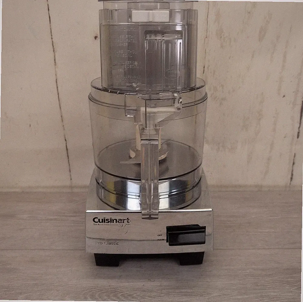 Cuisinart Pro Classic 7-Cup Food Processor DLC-10S TX Silver No Pusher Tested