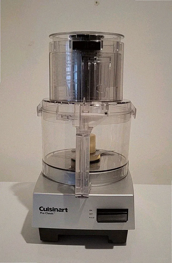 Cuisinart Pro Classic 7-Cup Food Processor DLC-10S TX Silver Tested & Working