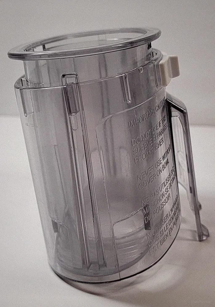 Cuisinart Pro Classic DLC-10S TX Food Processor Chute Part DLC-118BGTX