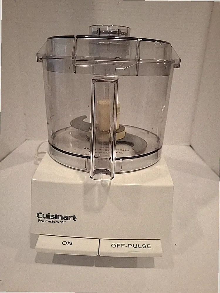 Cuisinart Pro Custom 11 Food Processor White Tested Working
