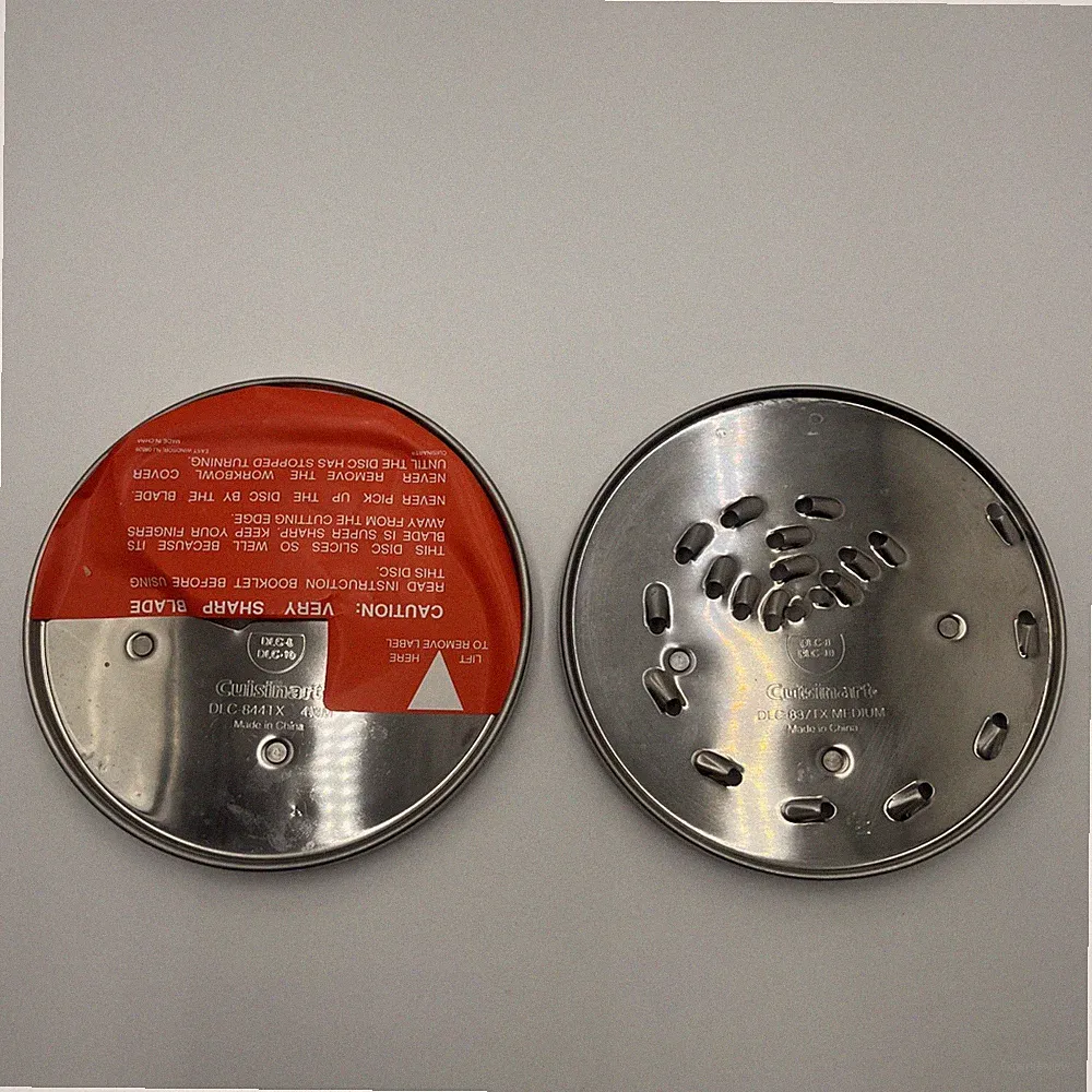Cuisinart Slicing Discs DLC-8/10 Parts DLC-844TX (4mm) & DLC-837TX (Medium) OEM