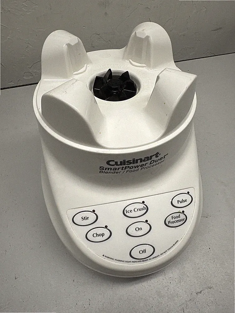 Cuisinart Smart Power Duet Blender Food Processor BFP-703 Motor Base White WORKS