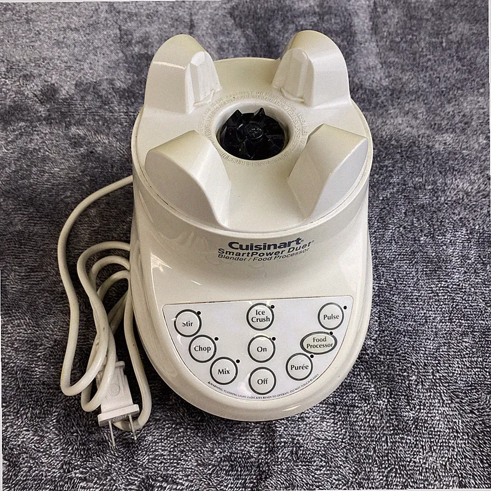 Cuisinart Smart Power Duet Blender Food Processor BFP-703 Motor Base White WORKS