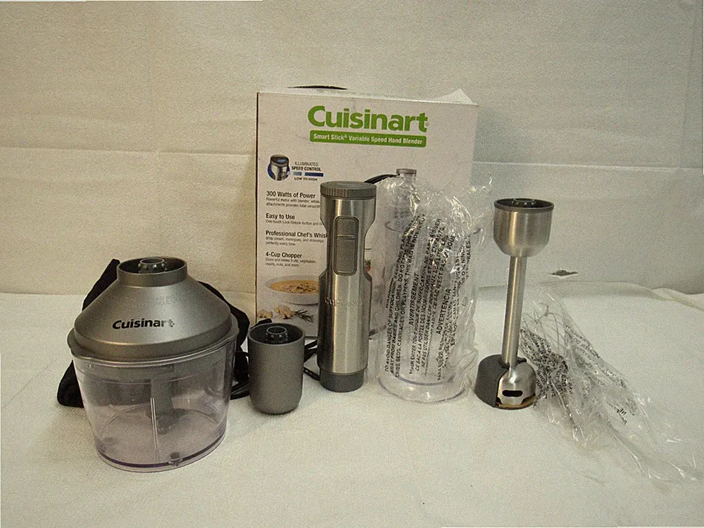 Cuisinart Smart Stick Variable Speed Hand Blender Food Processor HB-900pc