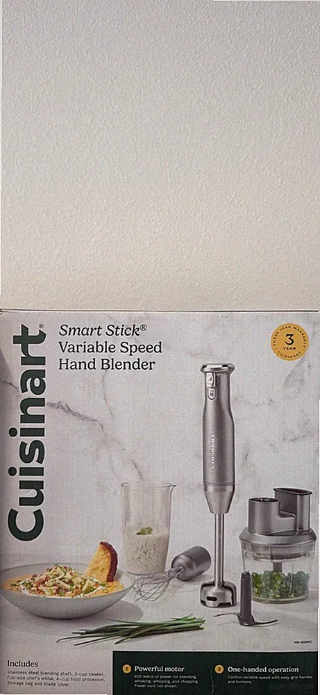 Cuisinart Smart Stick Variable Speed Hand Immersion Blender Food Processor