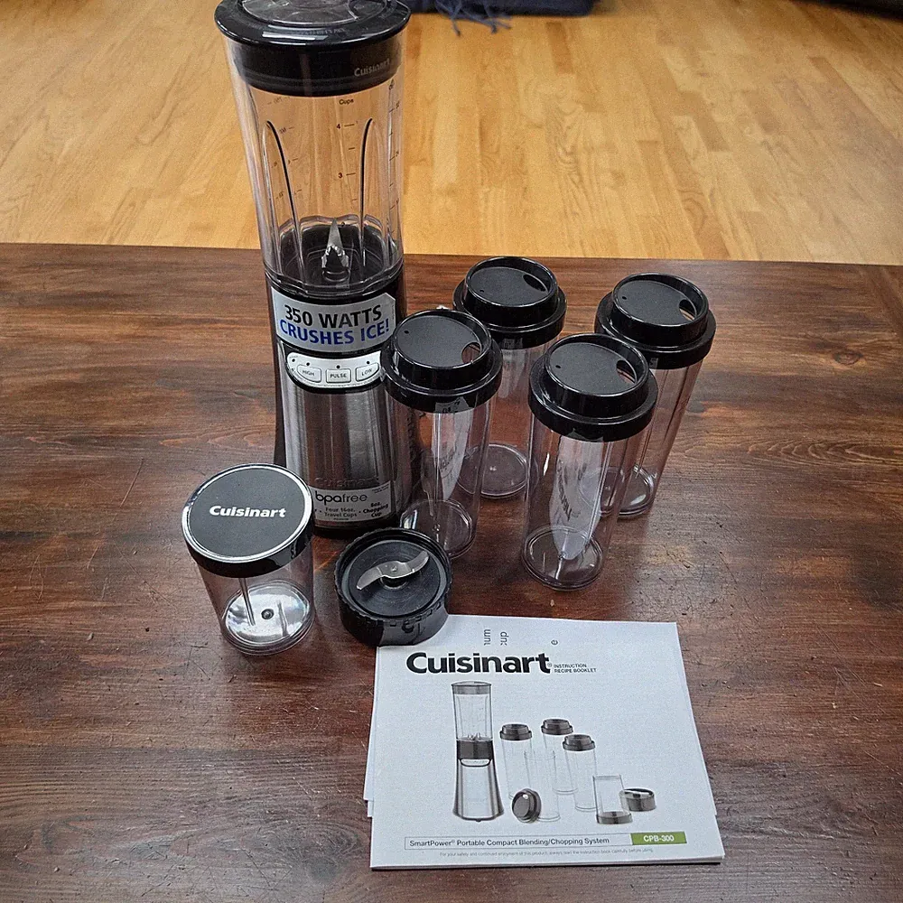Cuisinart SmartPower 15 Piece Compact Blending Chopping Food Processor CPB-300