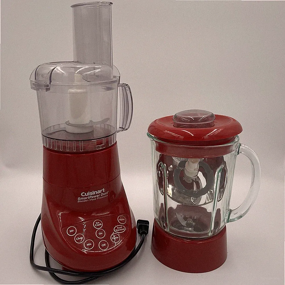 Cuisinart SmartPower Duet Red Blender Food Processor Combo Unit