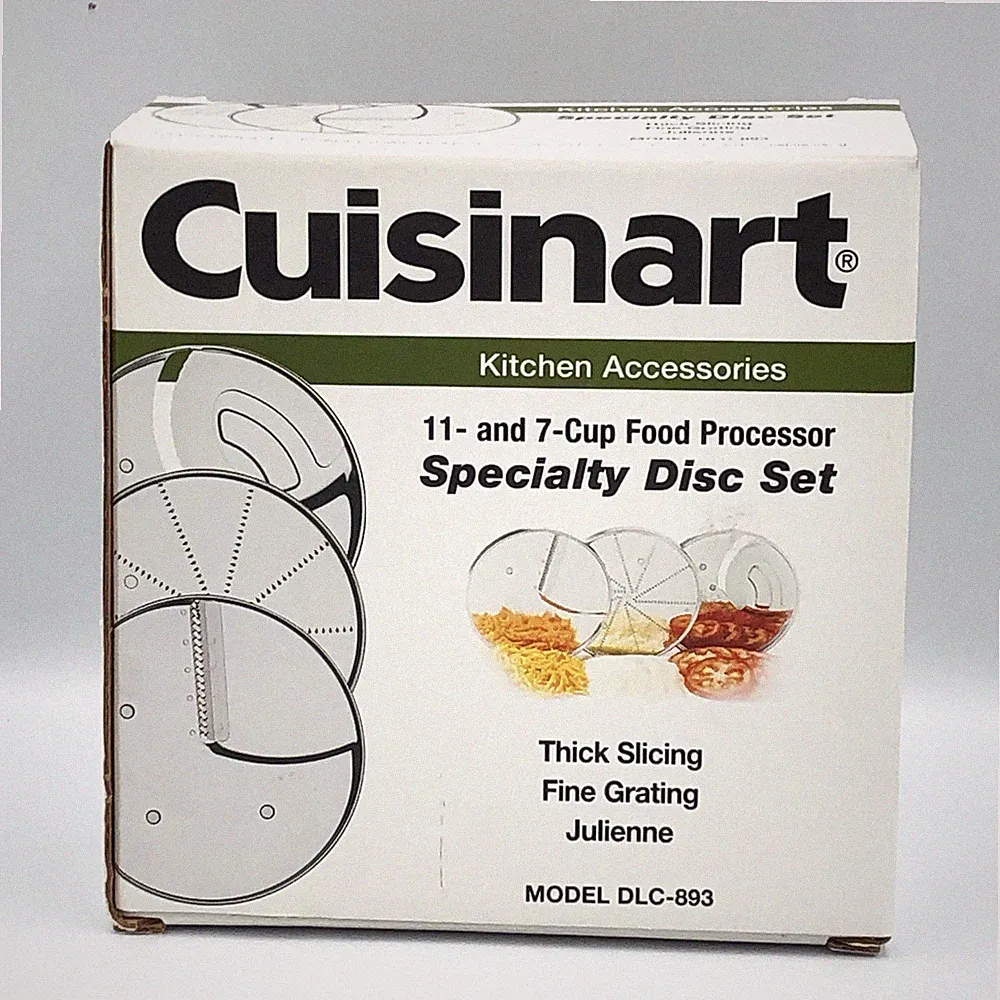 Cuisinart Specialty Disc Set DLC-893 For 7 & 11 Cup DLC-10 DLC-8 Food Processors