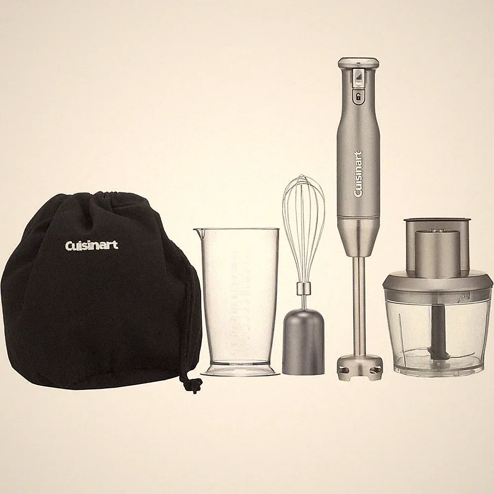 CUISINART VARIABLE SPEED IMMERSION BLENDER FOOD PROCESSOR HB-400PC - Black