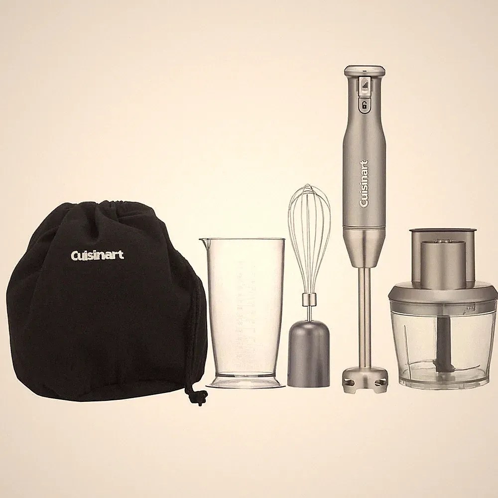CUISINART VARIABLE SPEED IMMERSION BLENDER FOOD PROCESSOR HB-400PC - Black