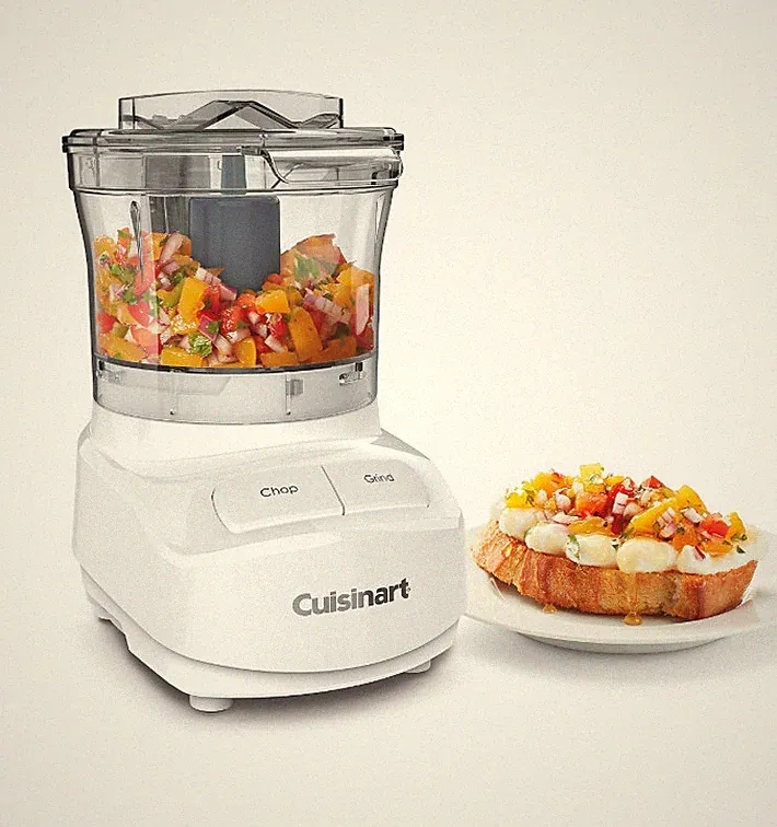 Cuisinart ® White 3-Cup Mini Chopper Food Processor