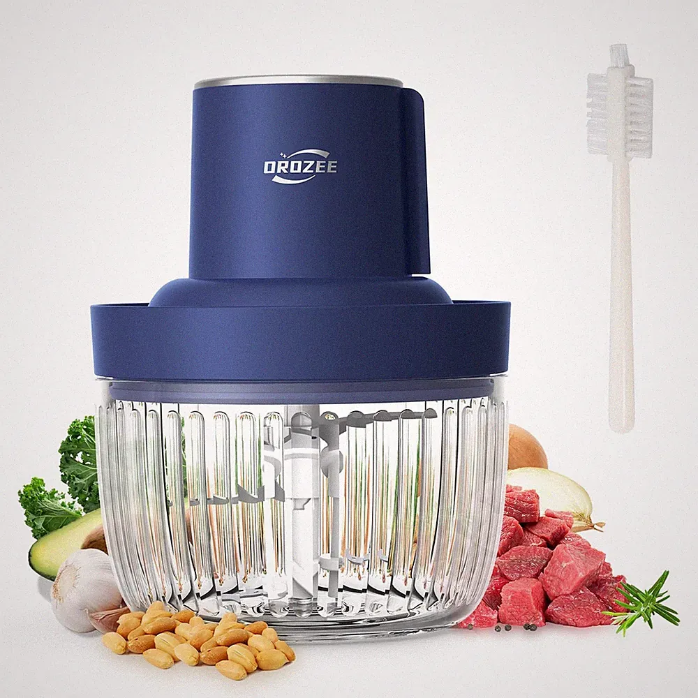 Deluxe Food Processor, Electric Food Chopper with 1.8L (8 Cup) Capacity Glass...