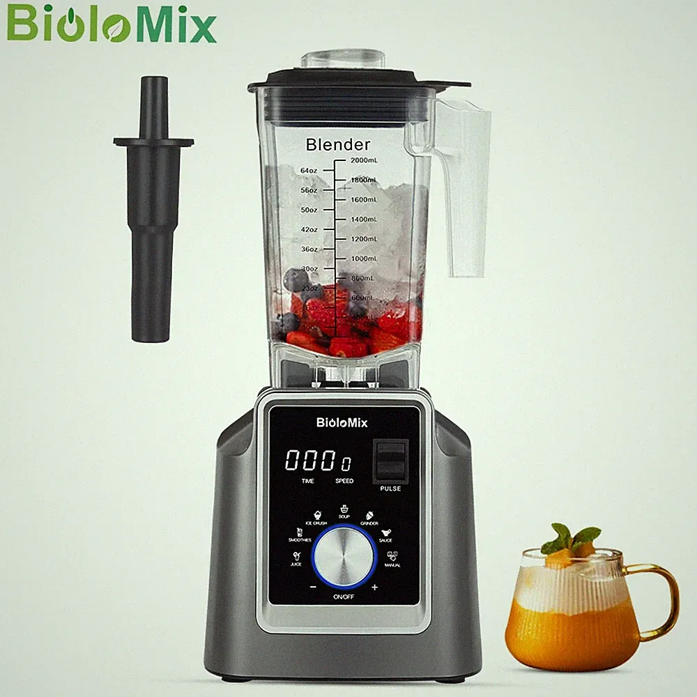 Digital BPA FREE 2L Automatic Professional Blender, Juicer Food Processor Ice Sm