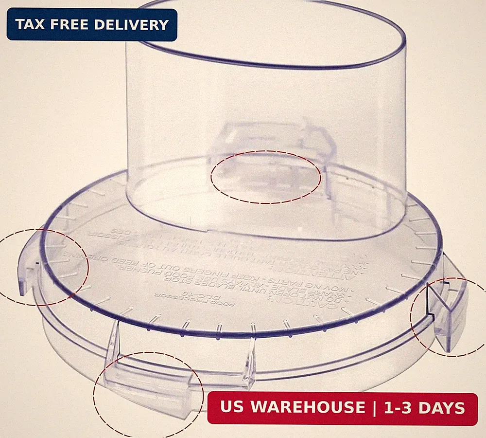 DLC-10 Series Work Bowl Cover 7-Cup DLC-117BGTXT-1 Food Processor Replacement Pa