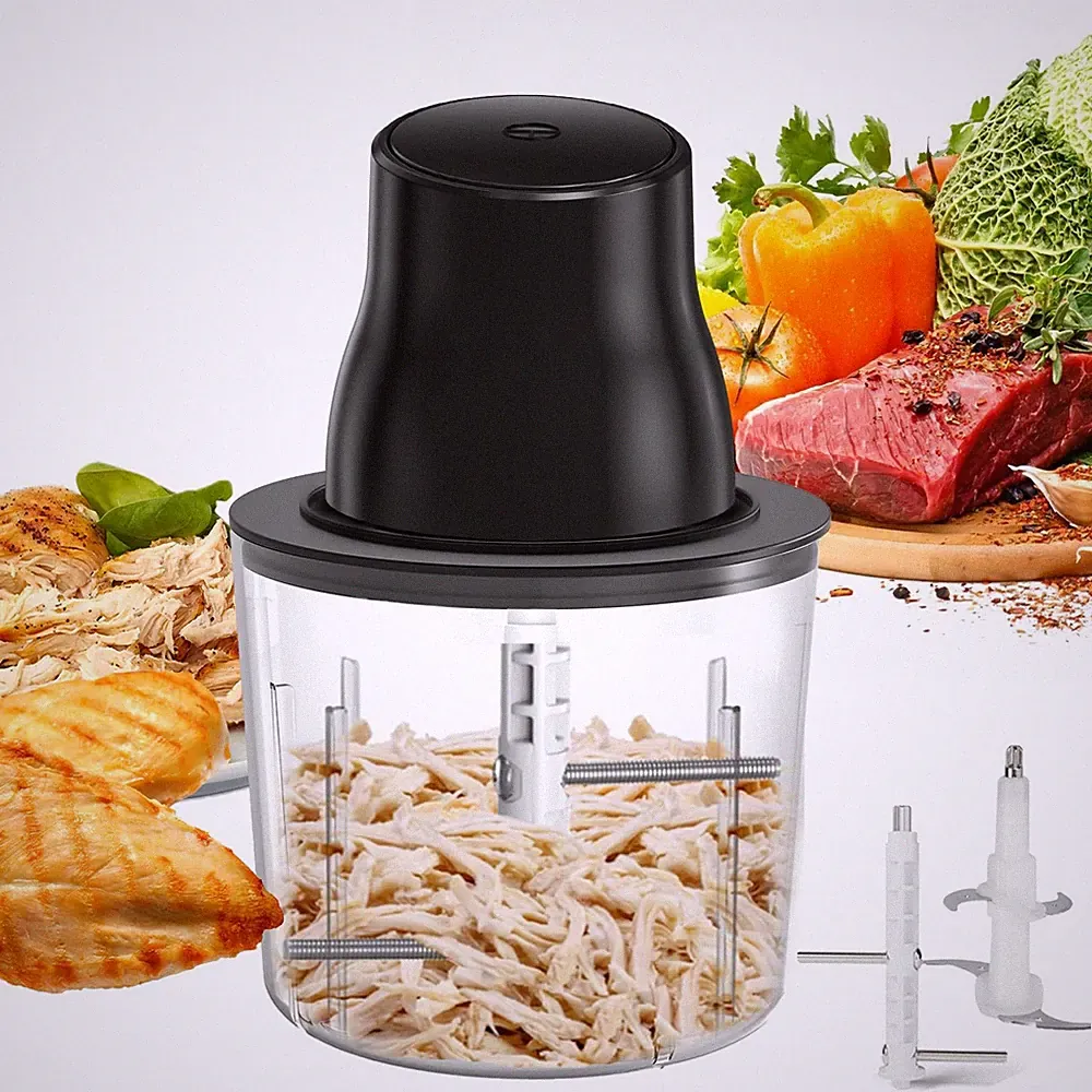 Electric Chicken Shredder, 2 in 1 Food Processor for Meat Grinder/Chicken Bre...