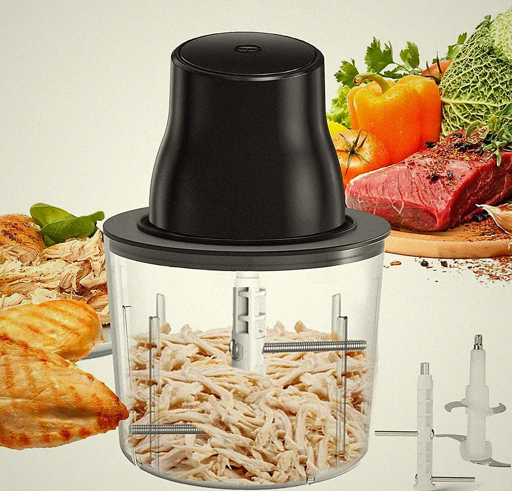Electric Chicken Shredder 2 in 1 Food Processor for Meat Grinder/Chicken Breast