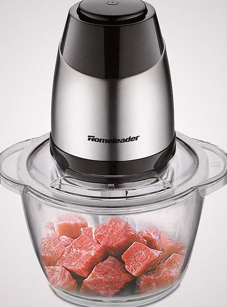 Electric Food Chopper, 5-Cup Food Processor by , 1.2L Glass Bowl Grinder for...