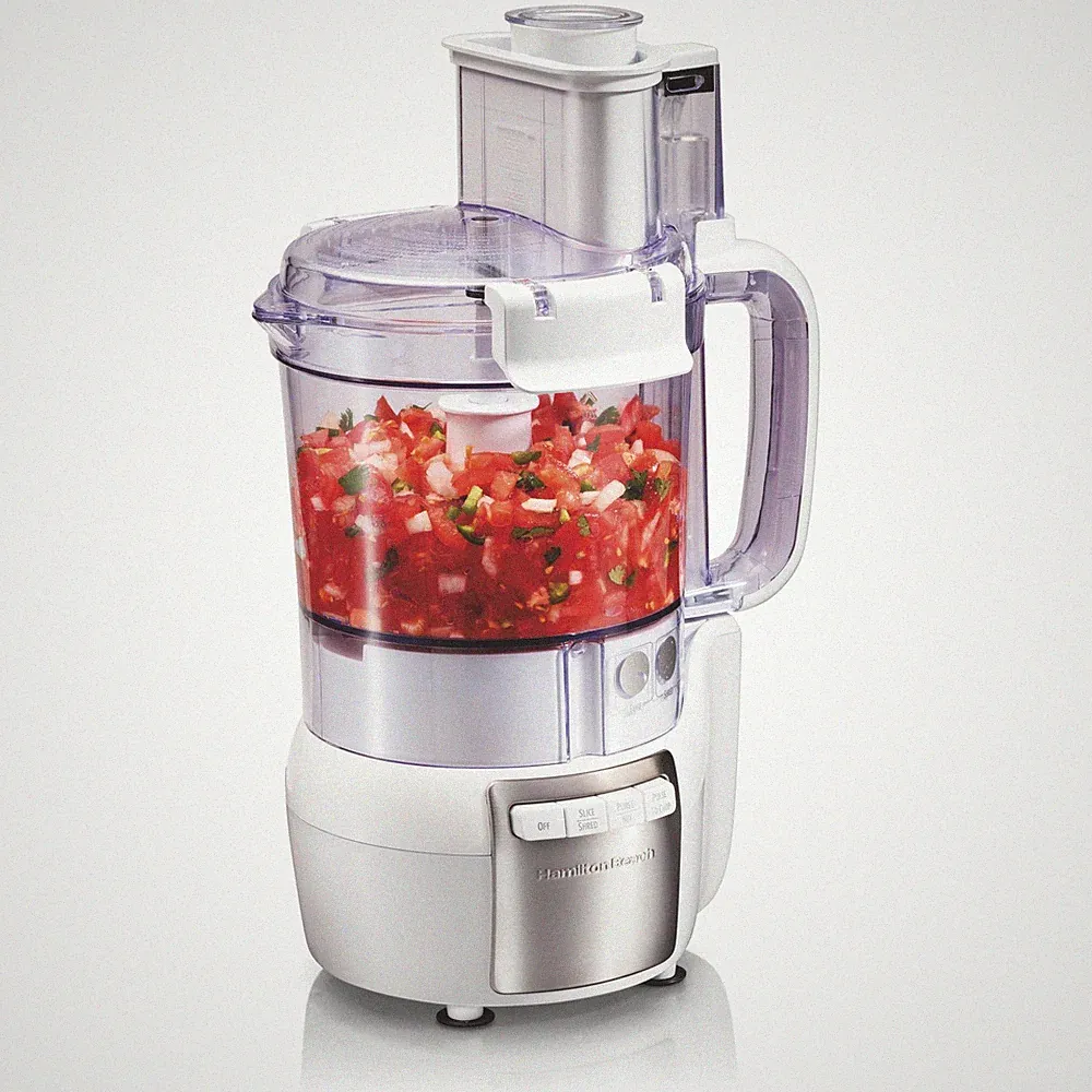 Electric food chopper and mini food processor for kitchen prep