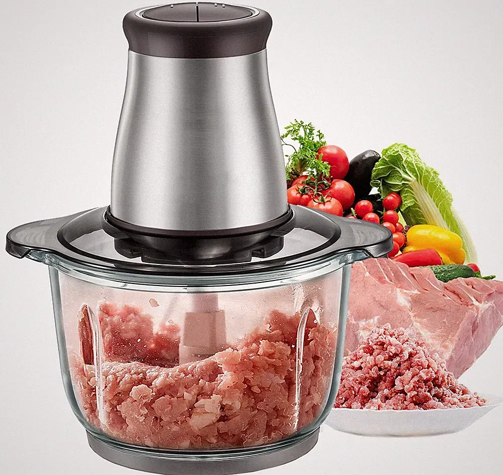 Electric Food Processor & Vegetable Chopper, High Capacity Blender Grinder NEW