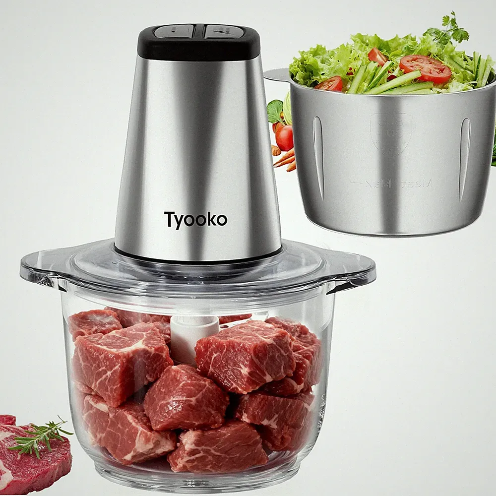 Electric Food Processor Vegetable Chopper, Kitchen Aid Easy Clean Meat Grinde...