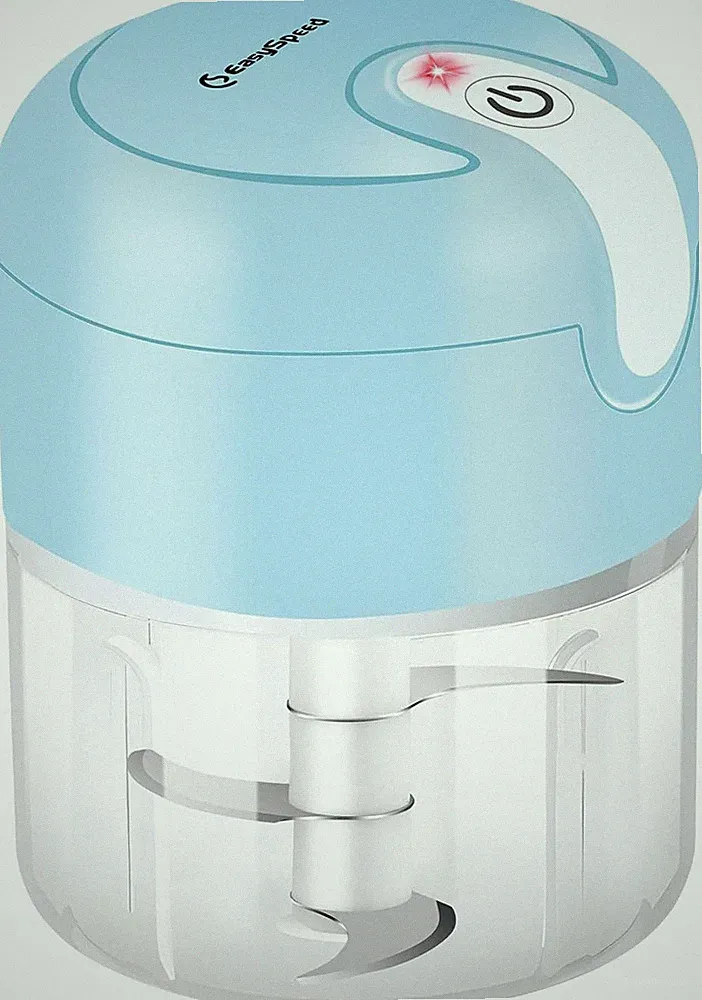 Electric Garlic Chopper Mini Food Processor USB Rechargeable Meat Grinder 1 Cup
