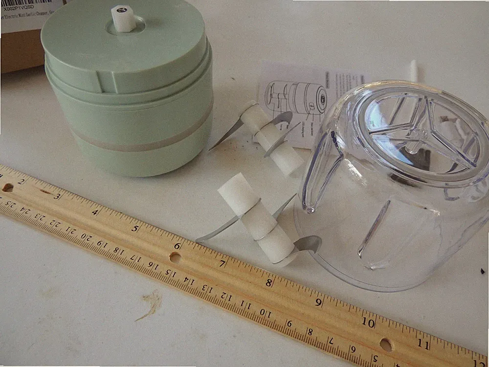 Electric Mini Chopper, Portable Small Food Processor Mincer Grinder